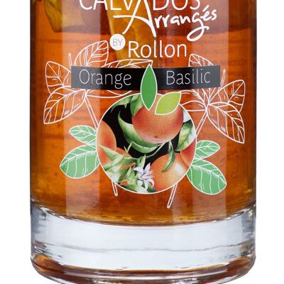 Arrangierter Calvados von Rollon Orange Basil 70cl