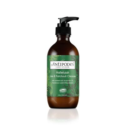 HALLELUIA - CLEANSER & MAKE-UP REMOVER LIME & PATCHOULI - 200 ml