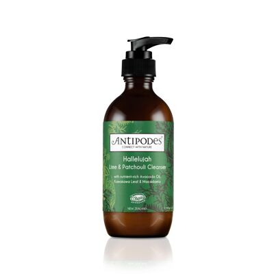 HALLELUIA - NETTOYANT & DÉMAQUILLANT CITRON VERT & PATCHOULI - 200 ml