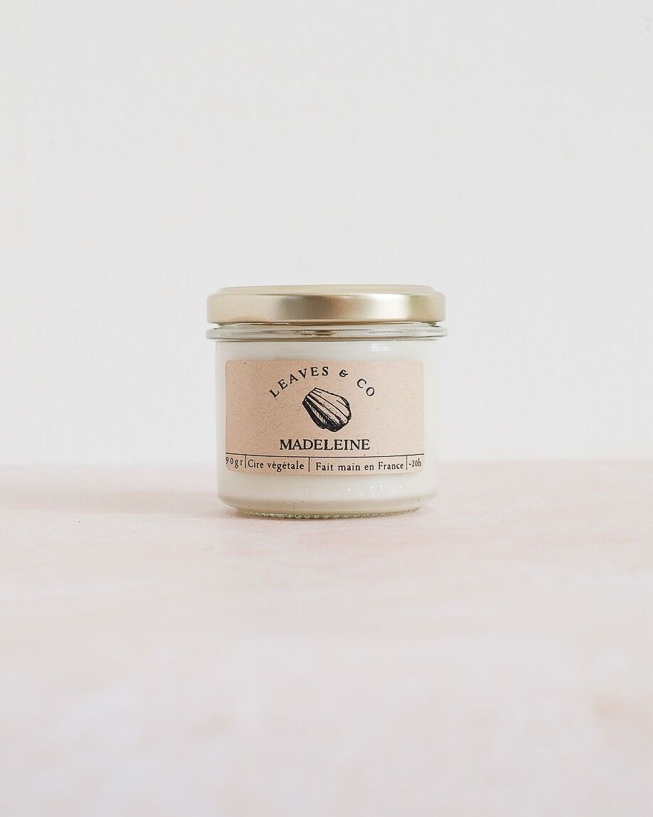 Saisonale Duftkerze im Glas – Madeleine