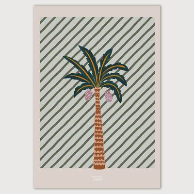 Paradis des palmiers - Affiche A3