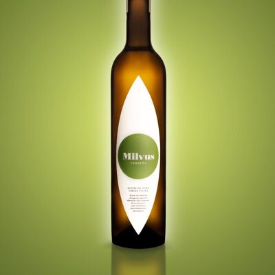 EXTRA VIRGEN OLIVA ACEITE – VERDEÑA – MILVUS - Botella 250 ml