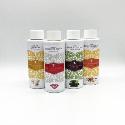 Collezione Rouge – 4 Essenze professionali profuma bucato in bottiglia da 100ml (LP-C100-0001)