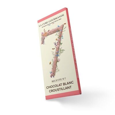 Barretta di cioccolato bianco croccante