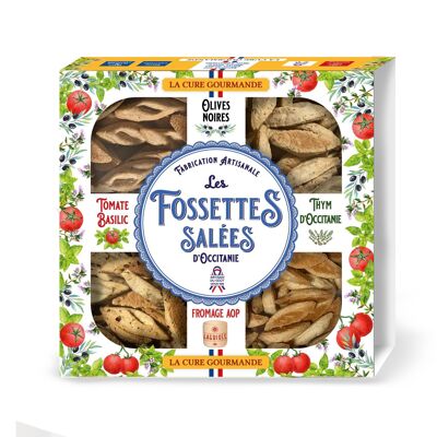 Assortiment fossettes salées