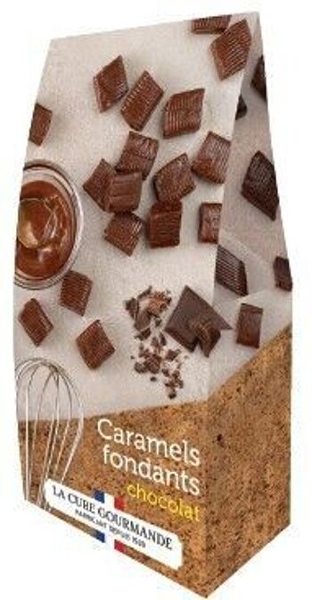 Pochettes caramels fondants chocolat