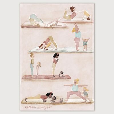 Yoga Time-A3-Poster