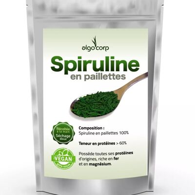 Organic Spirulina flakes 100mg