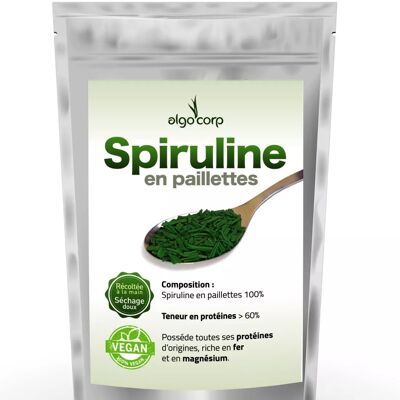Organic Spirulina flakes 300mg
