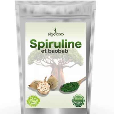 Spiruline BIO & fruit du Baobab BIO 100g