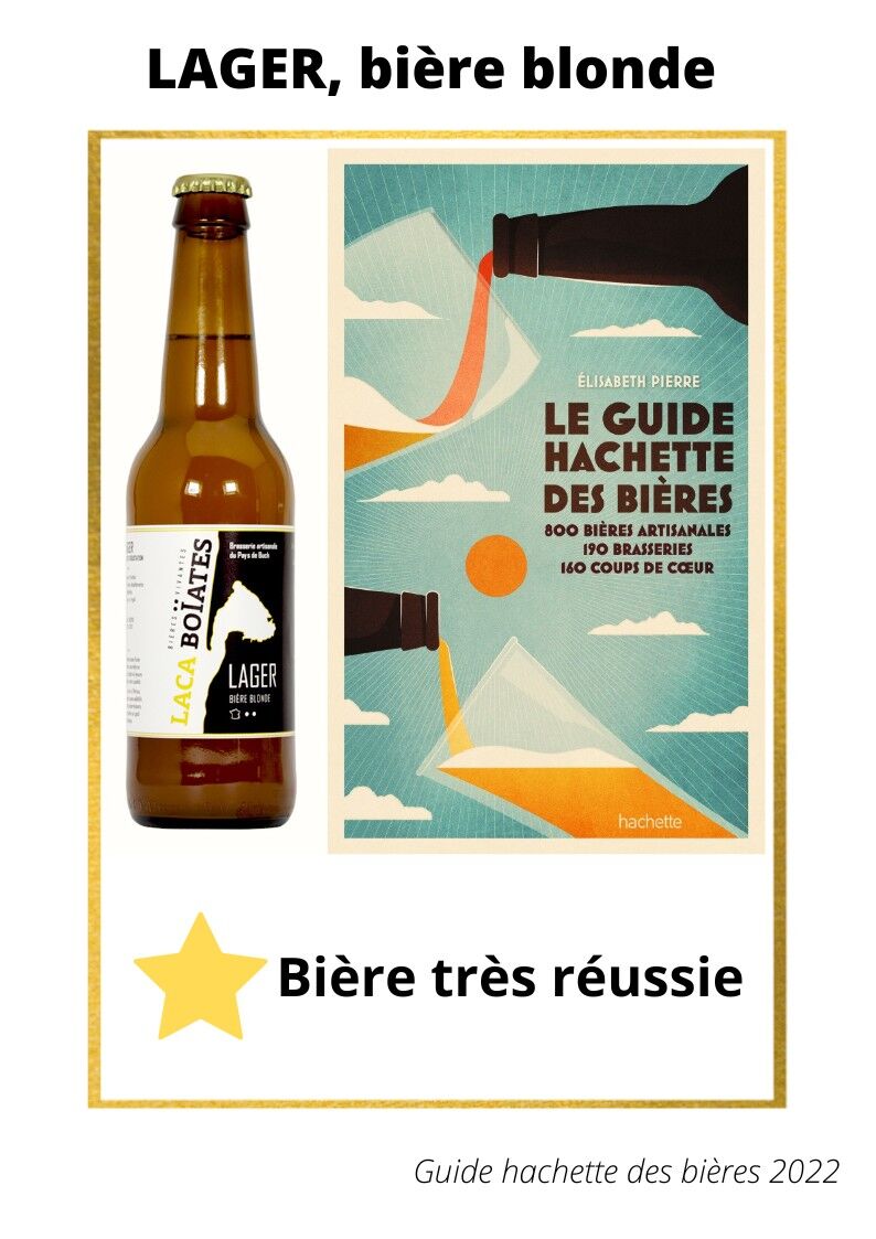 LAGER, Bière blonde 33cl