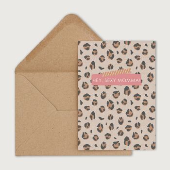 Leopard Love - Carte Postale + Enveloppe 1