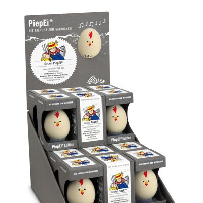 Display Gockel BeepEi / 18 pieces / Intelligent egg timer