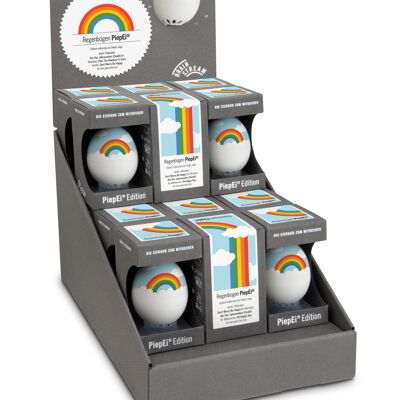 Display Rainbow PiepEi / 18 pieces / intelligent egg timer