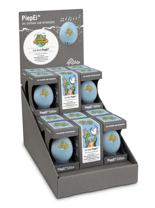 Display One World PiepEi / 18 pieces / intelligent egg timer