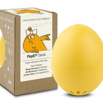 BeepEi Classic, amarillo / temporizador de huevo inteligente