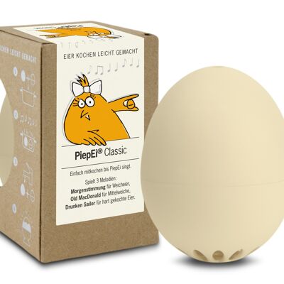 BeepEi Timer per uova classico, beige / intelligente