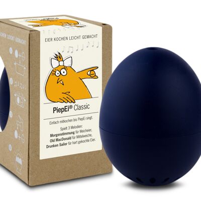 PiepEi Classic, dark blue / intelligent egg timer