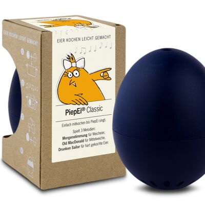 PiepEi Classic, azul oscuro / temporizador inteligente para huevos
