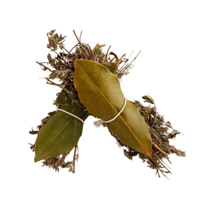 Organic bouquet garni Thyme & Laurel - Bulk x20