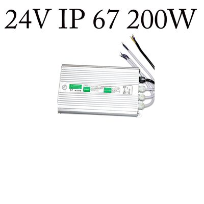 LED Netzteil 24V DC, 200W, 8.3A, IP67 Netzgerät Wasserdicht Treiber~2423