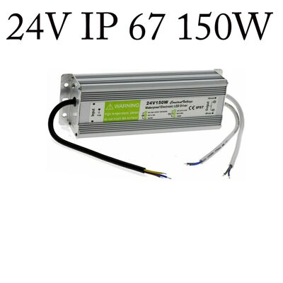 LED Netzteil 24V DC, 150W, 6.25A, IP67 Netzgerät Wasserdicht Treiber~2417