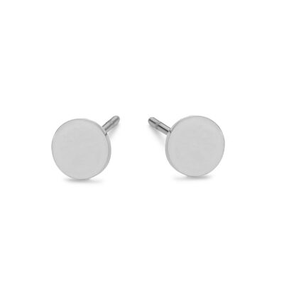 Clous d'oreilles ronds en acier inoxydable