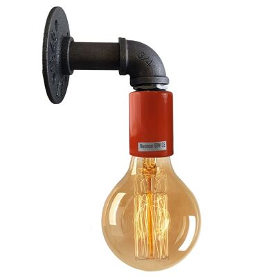 Vintage Industrielle Retro Rustikale Wandleuchte Wandleuchte Lampenfassung LEDSone DE~2335 - Orange - Ja
