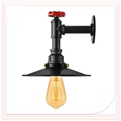 Wandrohrlampe Retro Licht Steampunk Vintage Wandleuchte LEDSone DE~2333 - Typ 2 - Ja