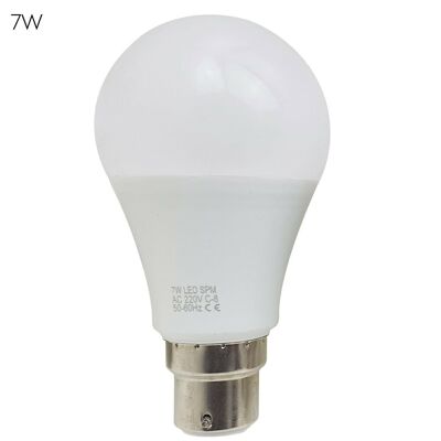 3 X Energiesparende LED-Licht Kaltweiße Glühbirnen B22 Bajonettschraube Lampe 3W-25W GLS~1790
