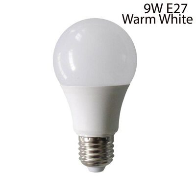 B22 oder E27 Glühbirne Energiesparlampe Warm White Globe~2218 - 9W - E27