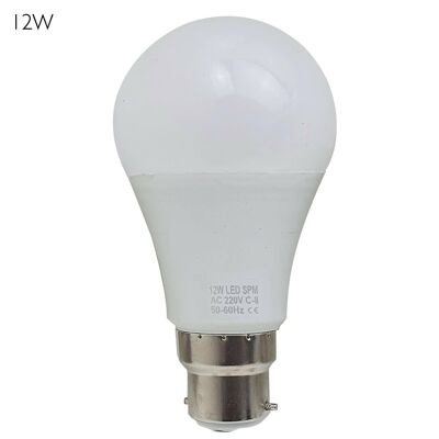 3 x energiesparendes LED-Licht, kaltweiße Birnen, B22-Bajonettschraube, Lampe 3 W-25 W GLS~2209 - 12W