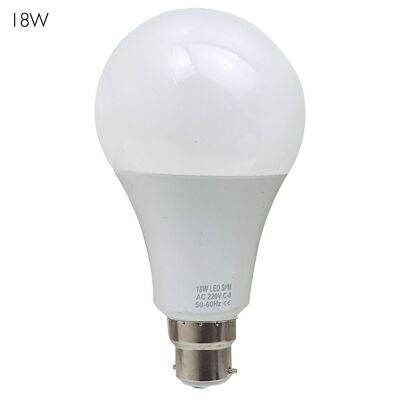 3 x energiesparendes LED-Licht, kaltweiße Birnen, B22-Bajonettschraube, Lampe 3 W-25 W GLS~2209 - 18W