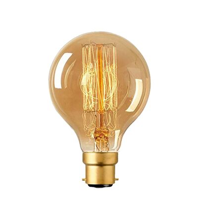 Bajonett-Einrichtung Edison Vintage Filament Candle Light Lamp Bulb~2208 - G80