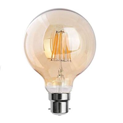 Vintage dekorative industrielle Retro Edison Bajonett LED Birne B22 Sockel Glühbirne ~ 2205 - G95 8W