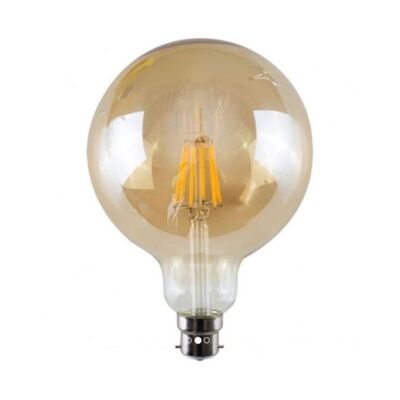 G125 B22 8W Dimmbares LED-Licht Vintage Globe Retro Bulb~2192