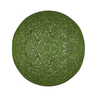 Grüne Farbe Moderner runder gewebter Rattan-Kugelkäfig~2082