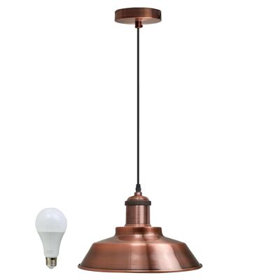 Vintage Modern Industrial Deckenlampenschirm Pendelleuchte Retro Loft Kupfer~2010 - Ja