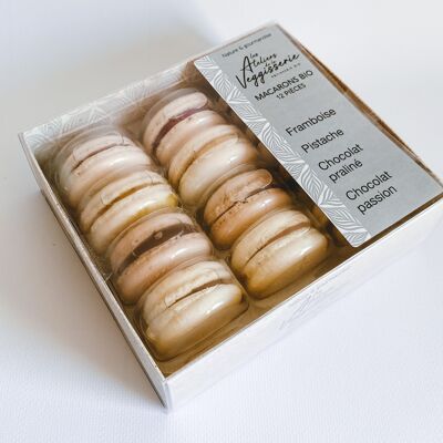 COFFRET DE MACARONS (12 PIÈCE)