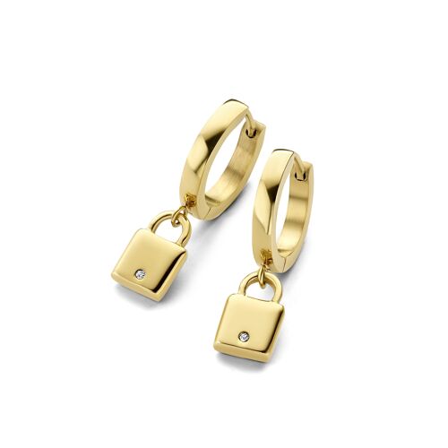 CO88 steel lock earring IPG