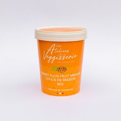 MANGO SORBET - PASSION FRUIT COULIS 450ML