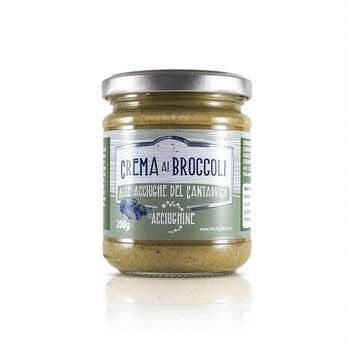 Crème de brocoli aux anchois de la mer Cantabrique