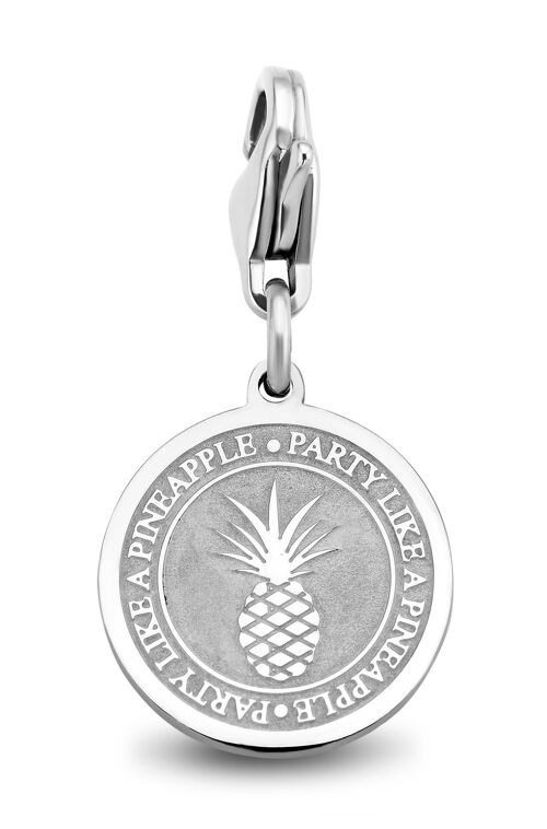 Stainless steel pineapple charm