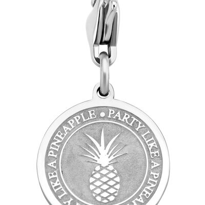 Stainless steel pineapple charm