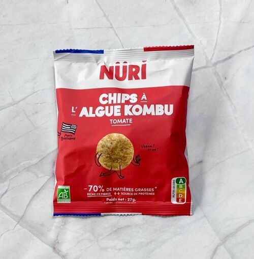 Chips soufflées Kombu & Tomate 27g