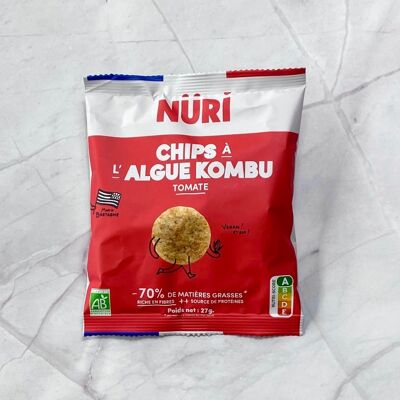 Chips inflados de Kombu y Tomate 27g