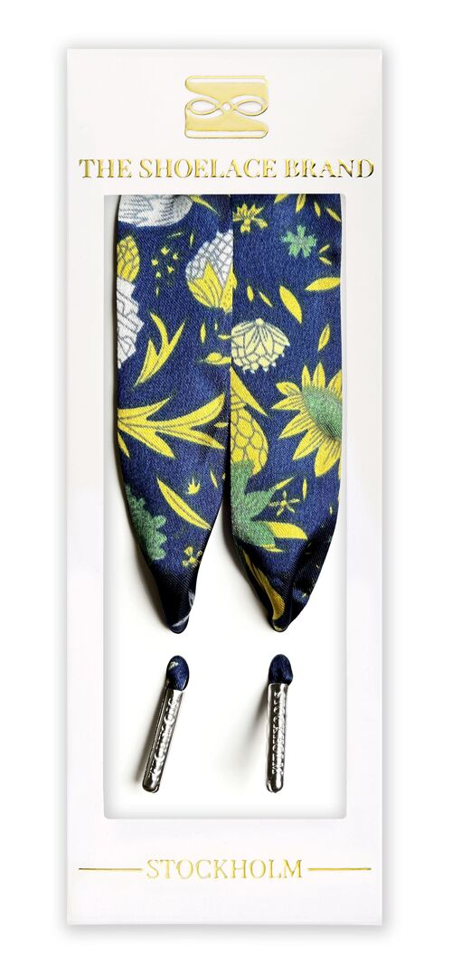 Sunflower Blue Scarf - Shoelaces
