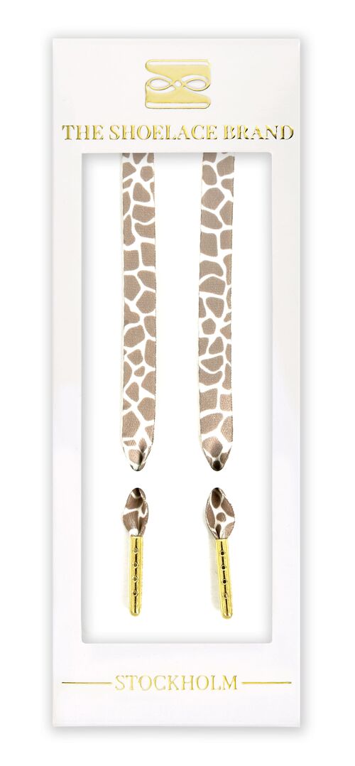 Classic Giraffe Beige - Shoelaces