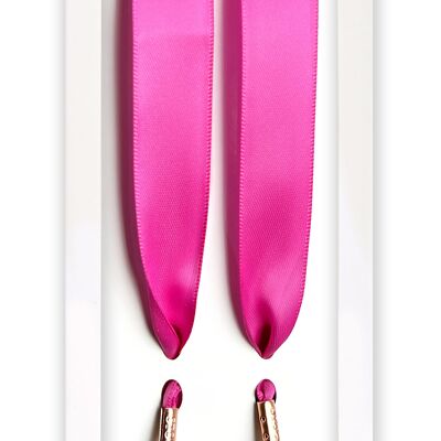 Pink Rose Silk - Shoelaces