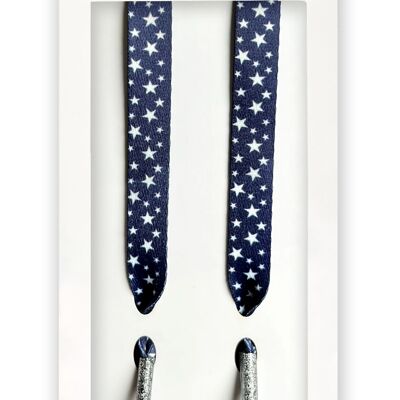 Kids Navy Star - Shoelaces